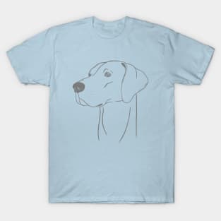 Weimaraner (Light Blue and Grey) T-Shirt